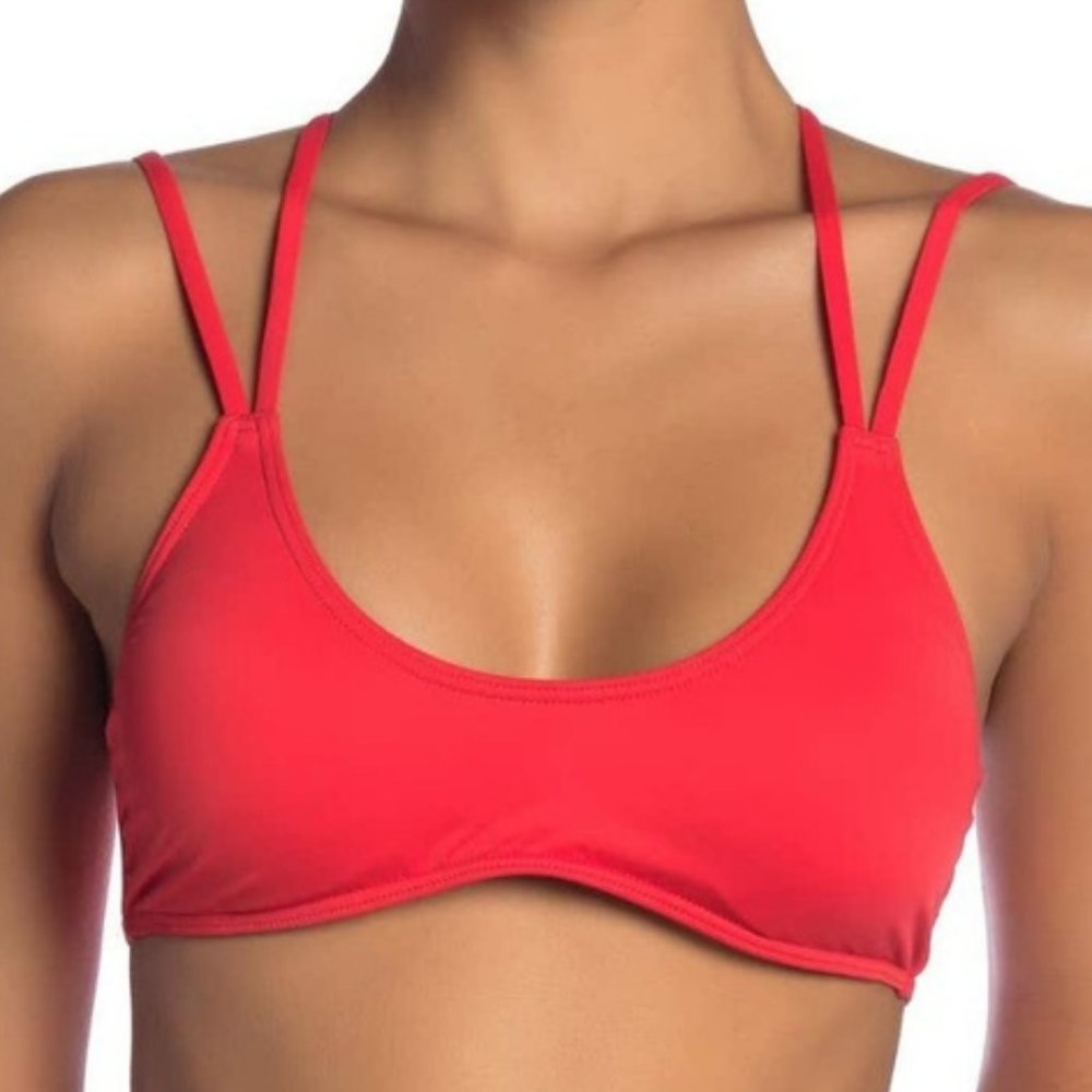 VYB Vitamin C Orange Crossback Bikini Top L